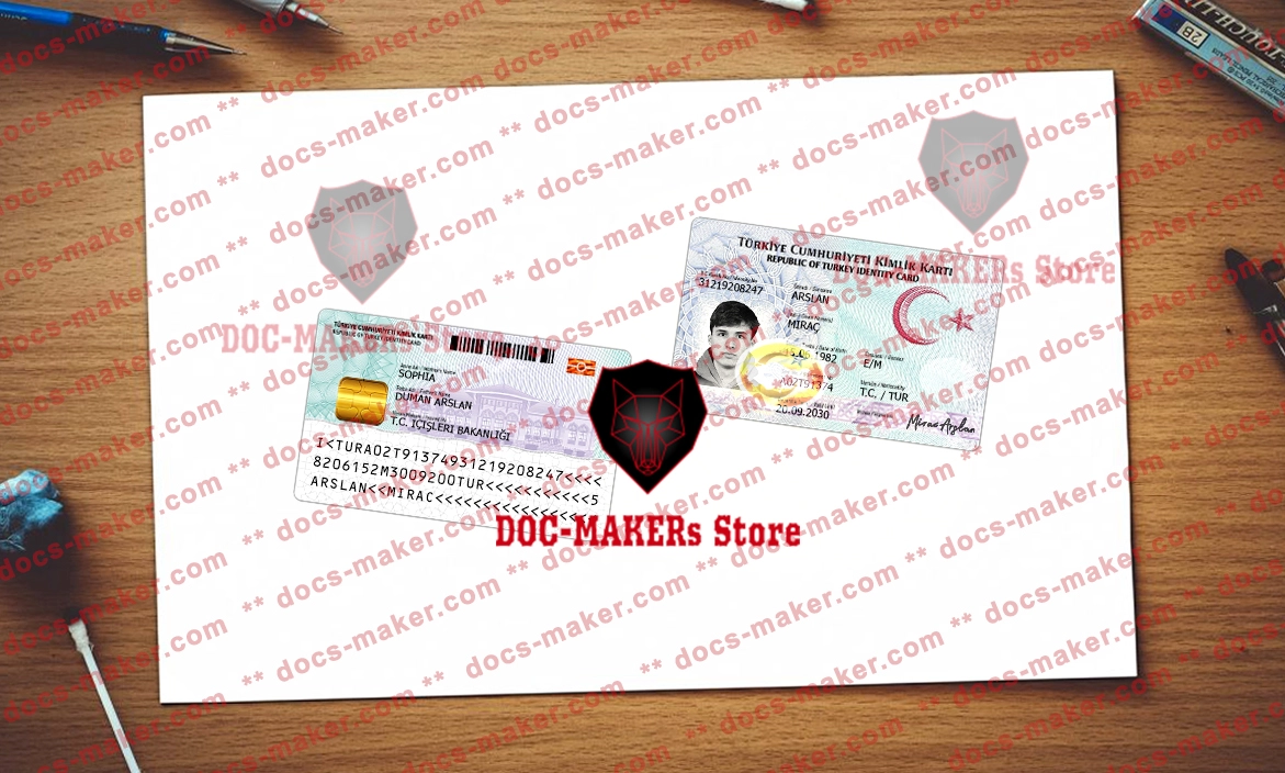 Turkey ID Card – V1 – PSD Template